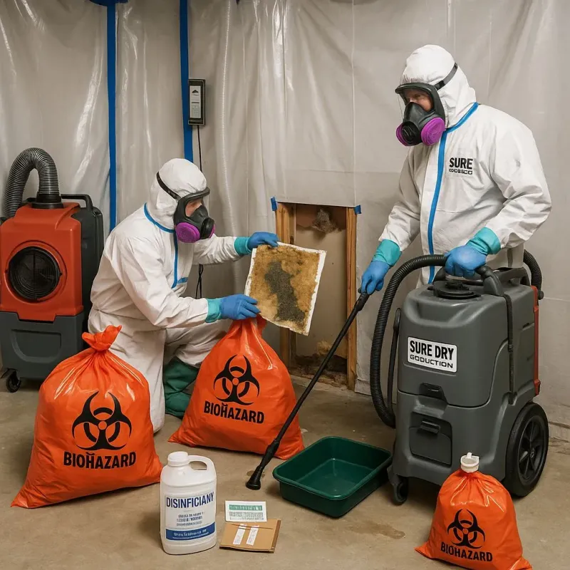 Contaminated Water Handling Protocols process in Jolivue, VA