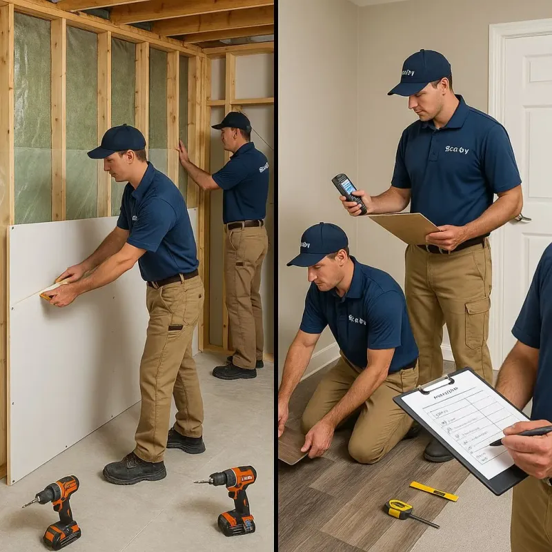 Repairs and Reconstruction process in Jolivue, VA